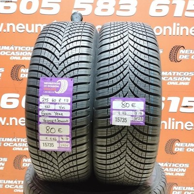 2x Goodyear Vector 4Seasons 215/60 R17 100V XL M+S Winterreifen 7.0/7.7mm