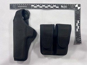 Holster Rig, BIANCHI, Nylon, Size 15, Left-Handed (LH)