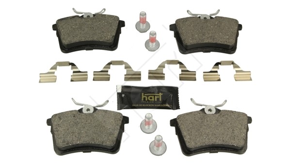 Hinterachse Hart 249 009 Bremsbelagsatz, Scheibenbremse FüR CitroËN,Peugeot-image