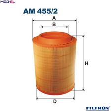 AIR FILTER AM 455/2 FOR IVECO GINAF F4AE0481D/F4AE0481C/F4AE3481B 3.9L 4cyl 5.9L