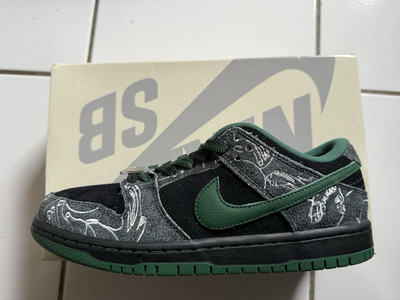 Nike SB Dunk Low QS Gorge Green Neu EU 41