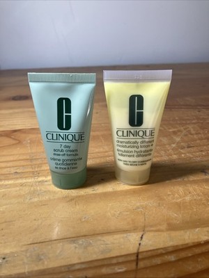 1 Dramatically Different Moisturizing Lotion 1 7 Day Scrub Cream Clinique 1oz E1