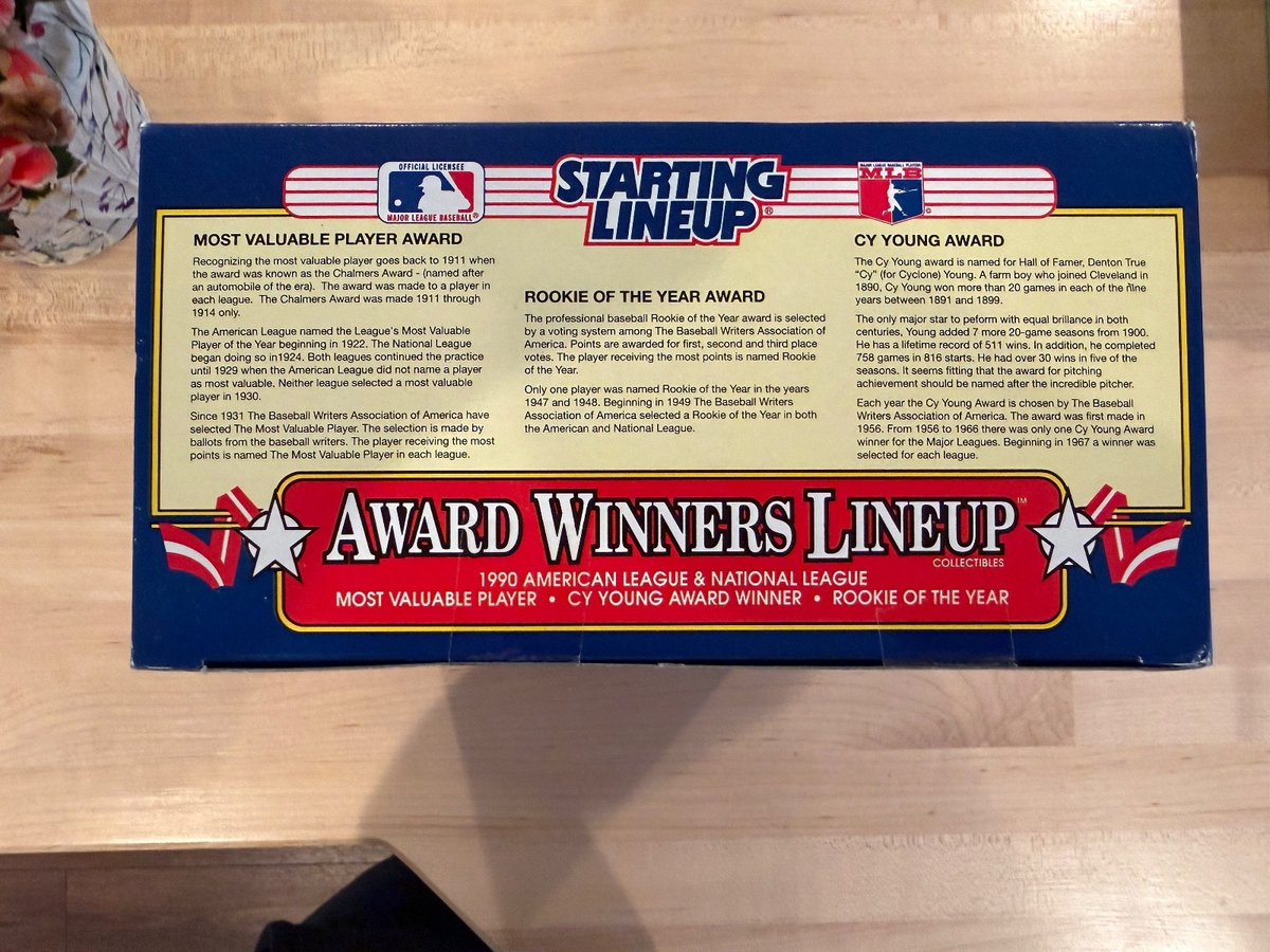 1990 Baseball Award Winners Kenner Starting Lineup Good -henderson