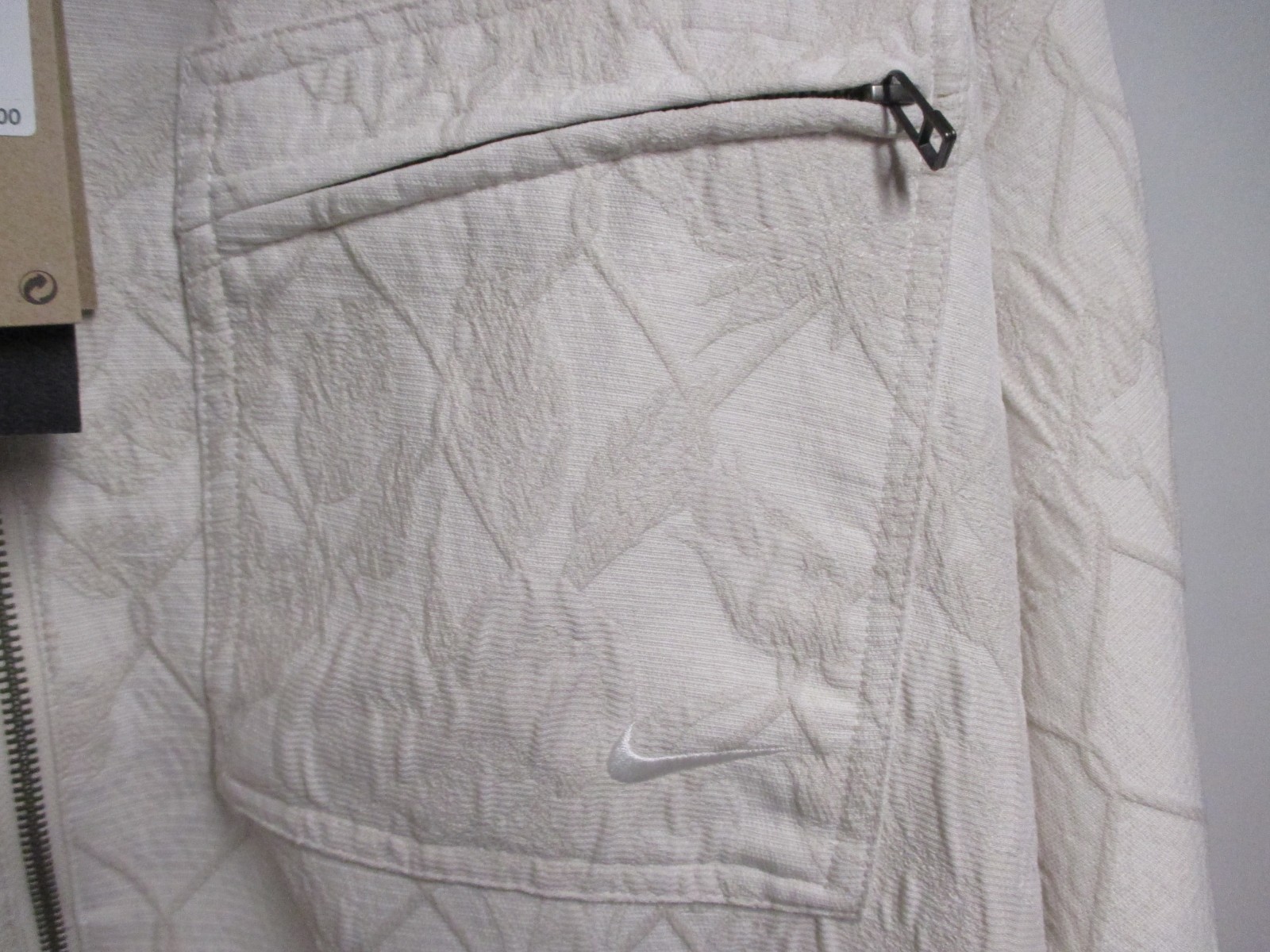 SACAI X NIKE NIKE BASKET UOMO GIACCA TESSUTO (XXL) NUOVA CON ETICHETTE BIANCO SPORCO FULL ZIP FASCIA ALTA $$$ RARA