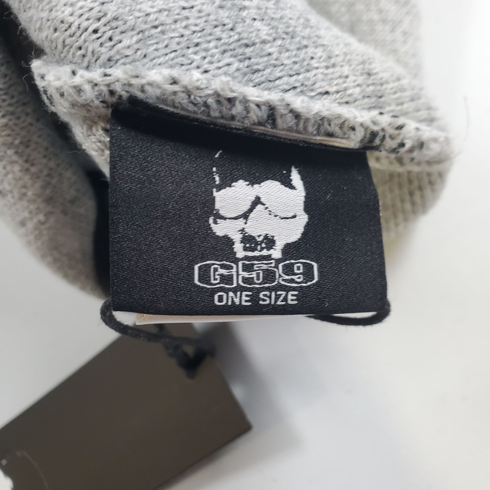 G59 Truck Stop Ski Mask Men Size OS NWT Grey Knit $UICIDEBOY$