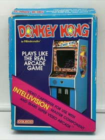 Intellivision Game Lot of 2 Donkey Kong & Mouse Trap Complete w/Manuals