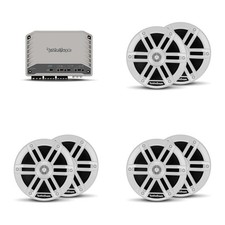 Rockford Fosgate Marine Audio System   M0-65 6.5" Speakers 6 Pack White  M...