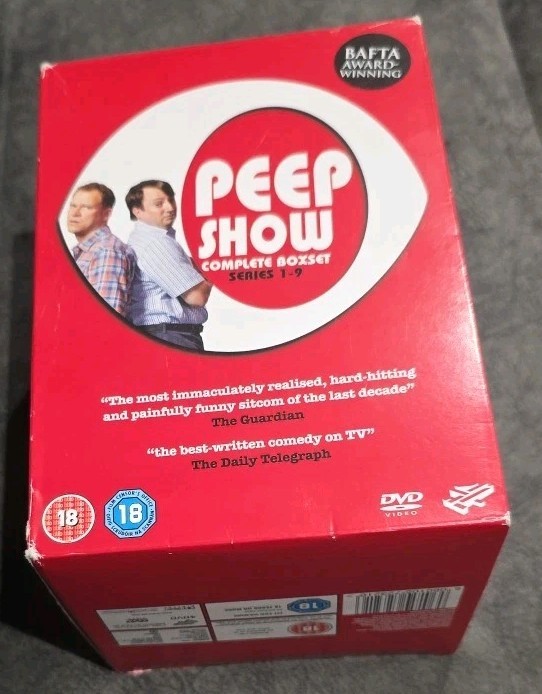Peep Show The Complete Series 1-9 DVD Box Set: FREE DELIVERY- RARE