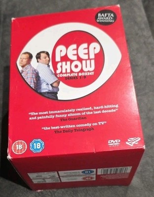Peep Show The Complete Series 1-9 DVD Box Set: FREE DELIVERY- RARE