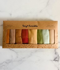 Tiny Twinkle Waterproof Baby Bibs 8 Pack New in Box Feeding Bibs