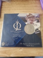 Royal Mint 2012 The Queen's Diamond Jubilee £5 Coin Bunc Sealed Pack