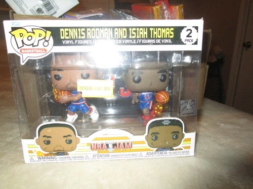 Funko Pop! Vinyl: NBA Jam Basketball Dennis Rodman and Isiah Thomas 2-Pack
