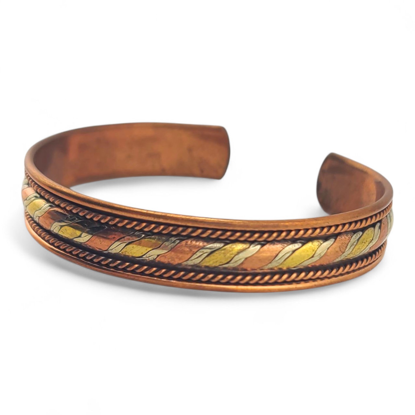 Solid Copper Open Cuff Bracelet,Wrist Copper Bang… - image 6