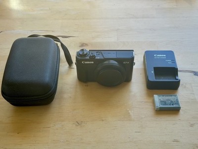 Canon G7X Mark II (2) Powershot Camera - ONE OWNER - Lens Protector