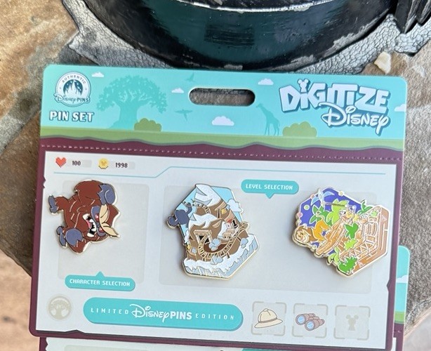 2026 WDW Digitize Disney Pin Expedition Everest Yeti 3 pin set Lion King LE 3000