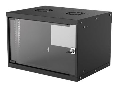 Intellinet Wandverteiler 19'' 6 HE 540x400 Flatpack schwarz Rack-Modul 6 Schwarz