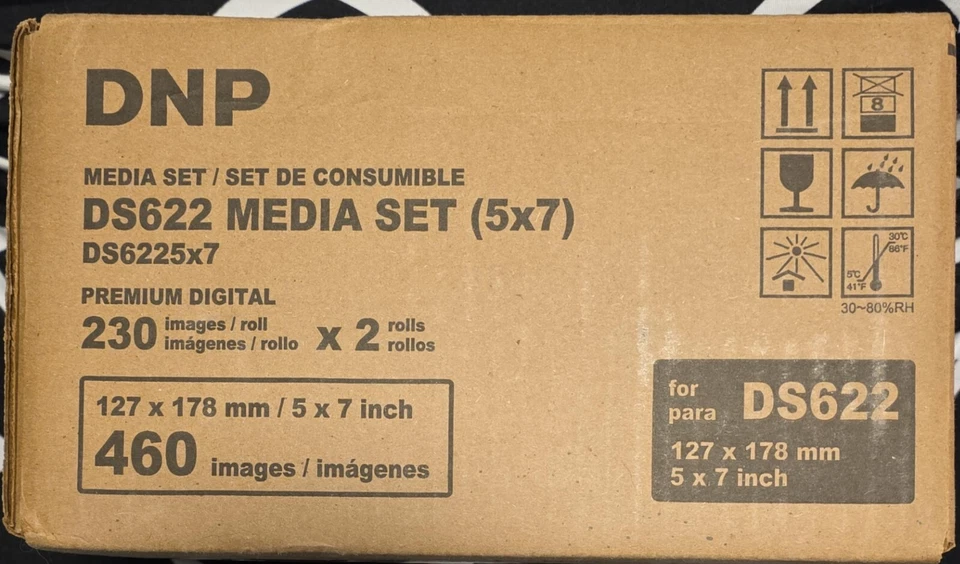 DS622 (5x7) Media Set, 2 rolls x 230 images/roll, 460 total - Image 2 of 2