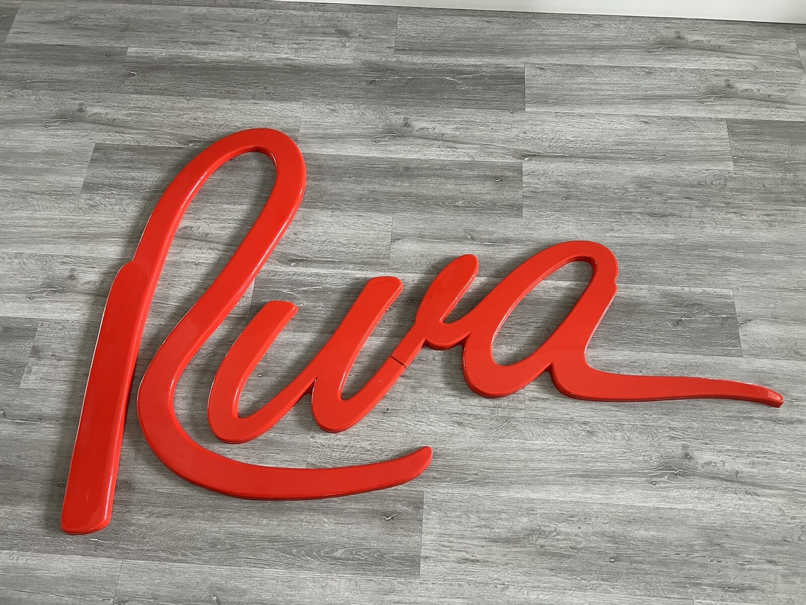 RARE NOS VINTAGE GENUINE YAMAHA RIVA DEALER SIGN DEALERSHIP LOGO