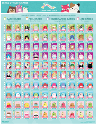 SQUISHMALLOW TRADING CARDS - SERIES 1 BASE CARDS - PICK A CARD! | eBay