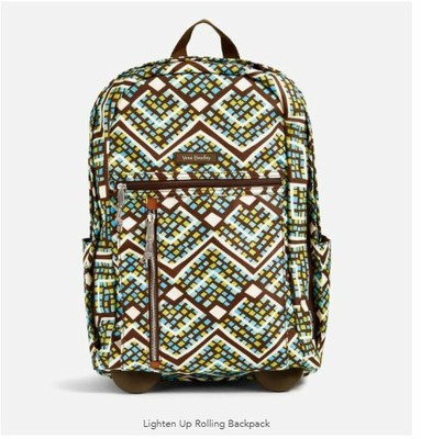 vera bradley rolling backpack ebay