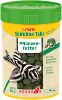 Sera Spirulina Tabs Nature 100Ml - 100 Haft Futtertabletten Mit 24% Spirulina