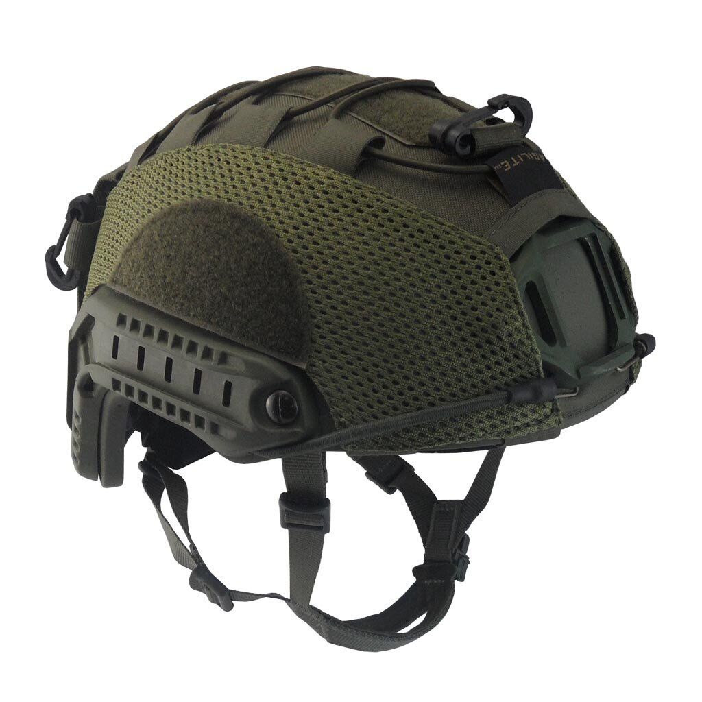 HYBRID Ops Core Balistic XP Helmet Cover (L) Ranger Green SF SWAT DEVGRU CAG 
