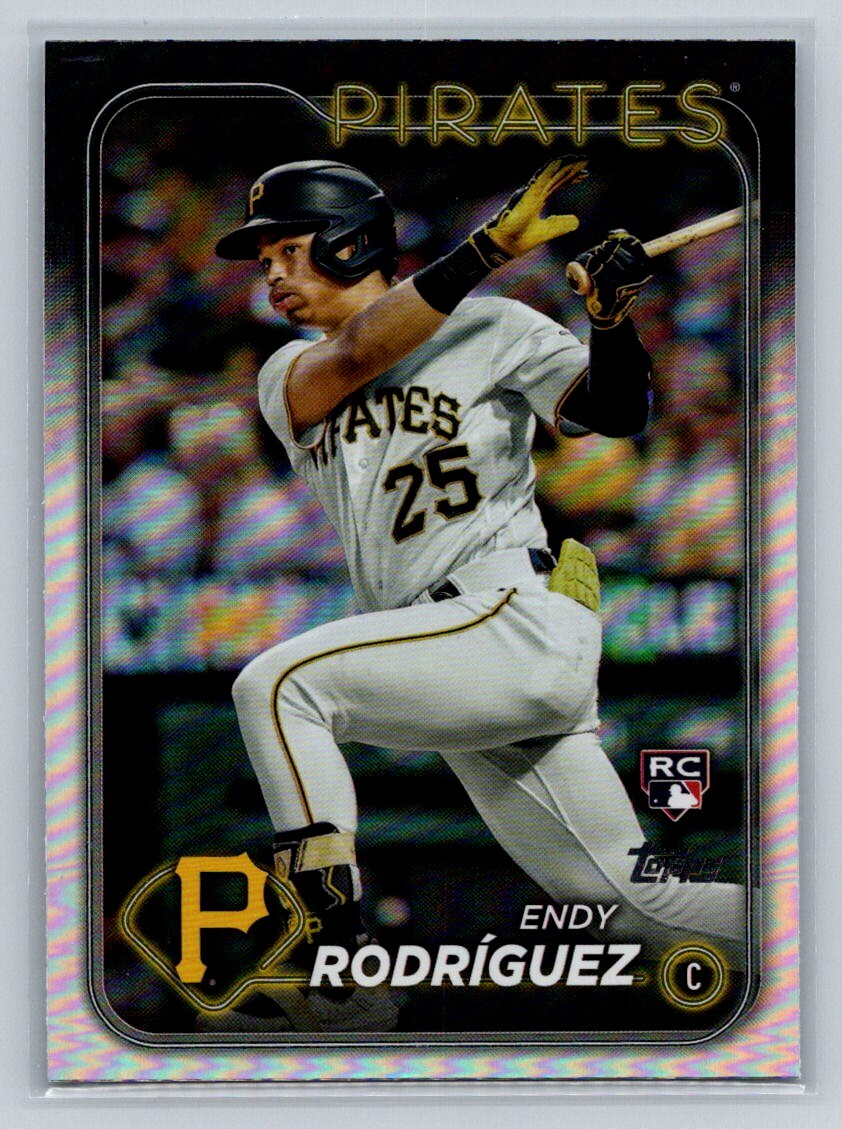 2024 Topps Series 1 Rainbow Foil Endy Rodriguez Rookie Pittsburgh Pirates #3