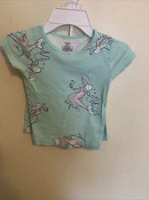 Carter  s Girl  s Size 6/6A 2 - Piece Pajama Set Green Color With Mermaid Print