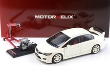 1:18 Motorhelix Honda Civic Type R (FD2) 2007 Early Version Championship White M