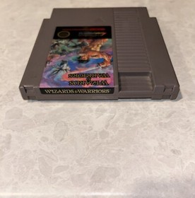 Vintage Wizards & Warriors NES Nintendo Video Game Tested Rev-A RPG