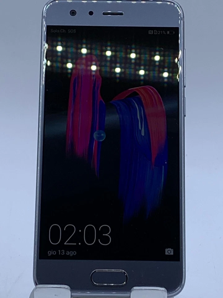 Honor 9 STF-L09 Smartphone 4GB 64GB Dual SIM 5,15" FHD - Argento USATO OTTIMO - Immagine 3 di 4