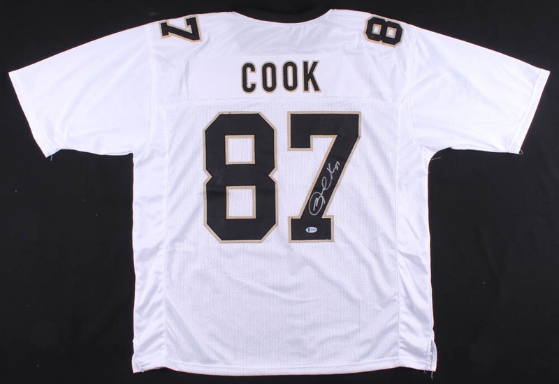Jared Cook Signed New Orleans Saints Jersey /  2018 Pro Bowl Tight End / Beckett