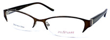 JILL STUART JS215A-2 NOS Dark Brown Half Riml...