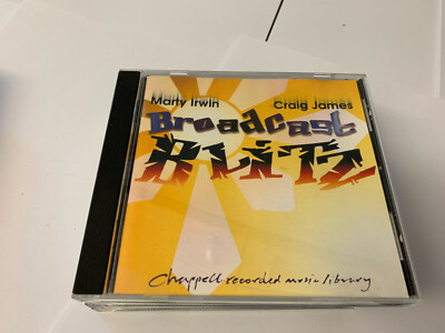 BROADCAST BLITZ CHAPPELL CD RARE MARTY IRWIN CRAIG JAMES CD EX/EX [B28]