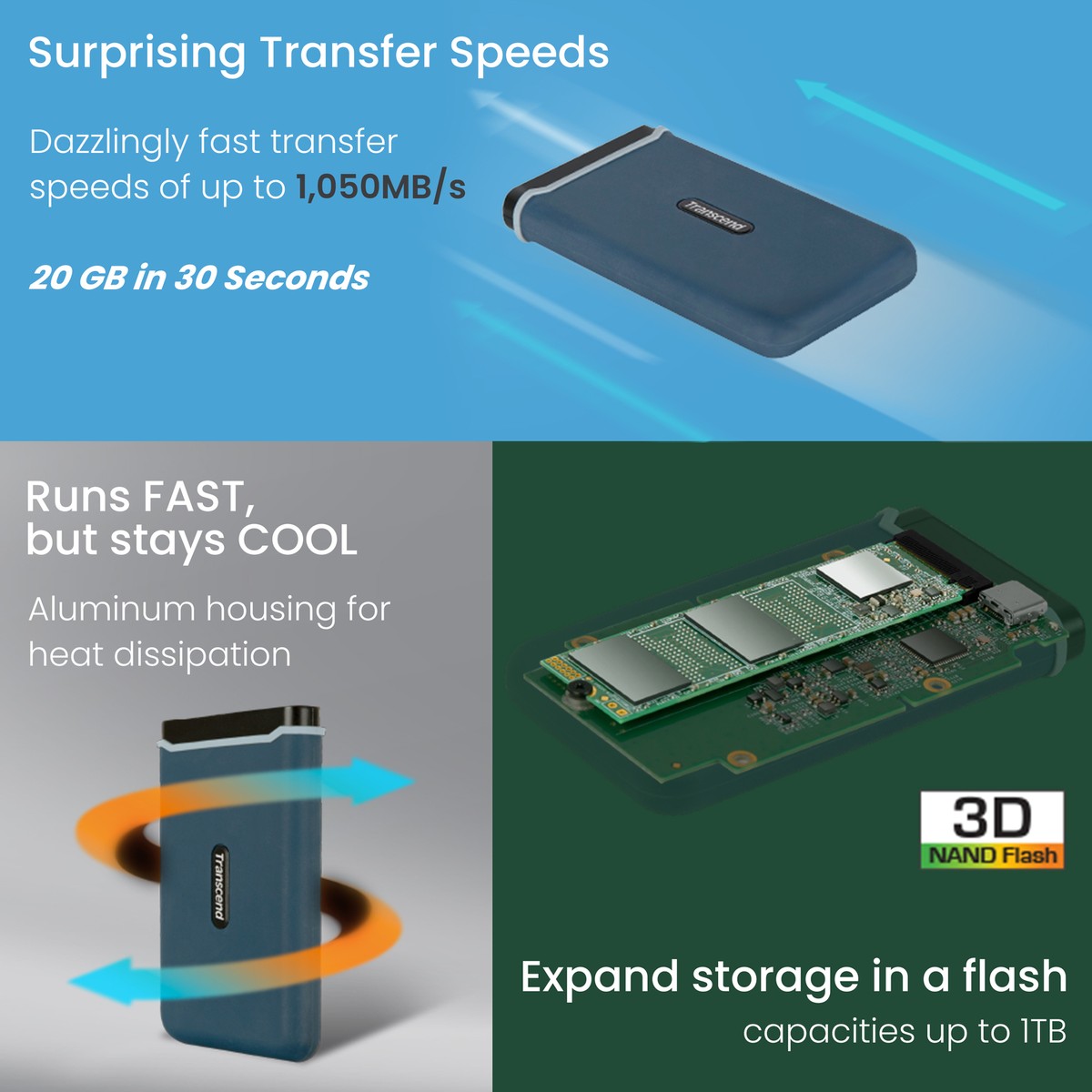 Transcend SSD370 256GB 2.5 SATA 6.0 Gb/s | Unidades de armazenamento