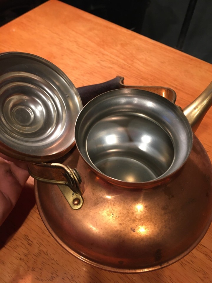 Copper kettle, hot water kettle, Made in Italy eBay