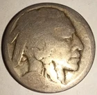 1915 P US BUFFALO NICKEL - ACTUAL COIN - FIVE CENTS USA - RESTORED 1915-P