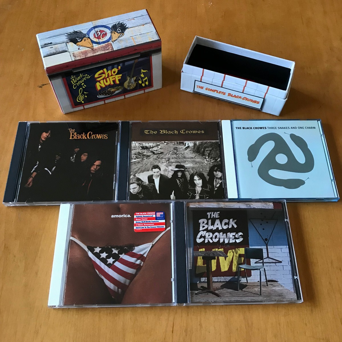 ブラッククロウズ5CDセット Sho'NUFF THE BLACK CROWES