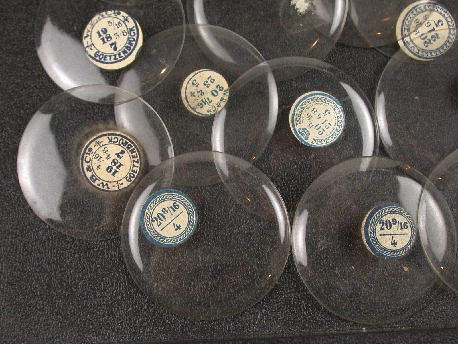 Pocket Watch Glass Set of 16 & 18 Size Crystals eBay