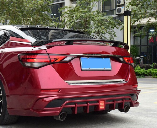 For Nissan Sentra Spoiler 2020-2021 Nissan Sylphy Spoiler ABS Material Car Rear Wing Color Rear Spoiler - 34