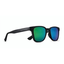 Kaenon Avalon Polarized Sunglasses Matte Black Brown 12 Coastal Green Mirror