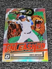 2021 DONRUSS OPTIC KRIS BYANT UNLEASHED SILVER PRIZM CHICAGO CUBS