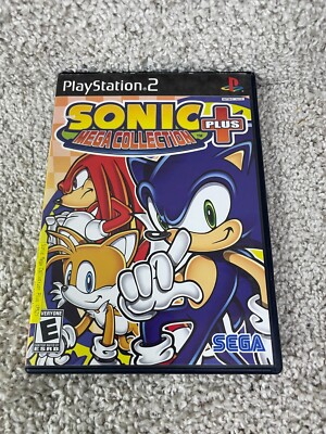 Sony PlayStation 2 Sega Sonic Mega Collection Plus Multiplayer Rated E Untested