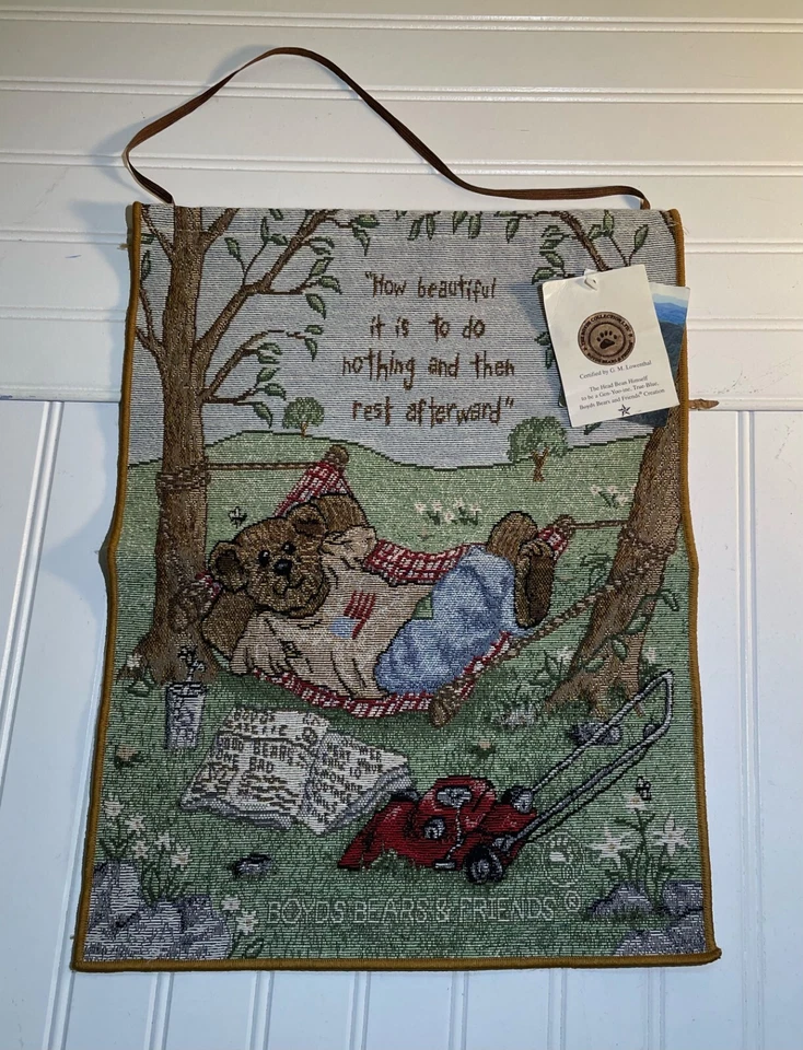 "Tapiz colgante de pared Boyds Bear and Friends 17""X 13""" Foto 4 de 4