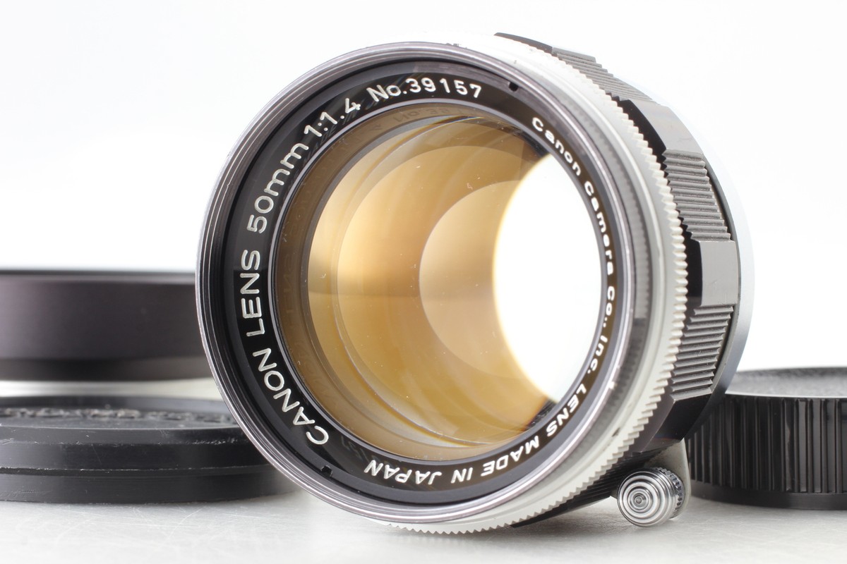 Canon キャノン 50mm f/1.4 L39 Near MINT] Canon 50mm f/1.4 MF Lens LTM L39 Leica Screw