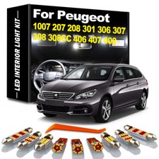 Canbus Led Interior Light Kit For Peugeot 206 207 208 301 307 308 406 407 408 Canbus Led Interior Light Kit For Peugeot 206 207 208 301 307 308 406 407 408