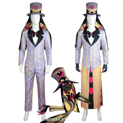Cosplay Hazbin Hotel Sir Pentious Kostüm Helluva Boss Fancy Kleid Karnevalsanzug