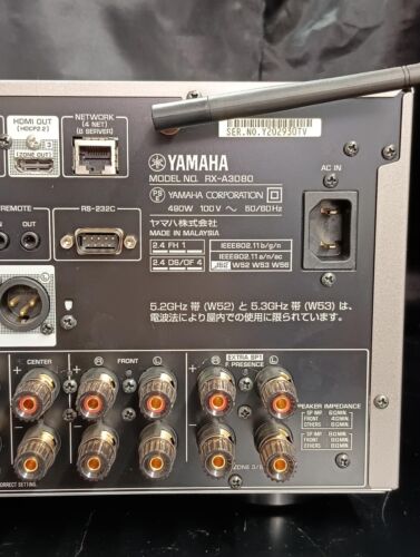 YAMAHA RX-A3080 AVENTAGE 9.2-Channel AV Receiver Dolby Atmos DTS-X Bluetooth - Picture 13 of 15