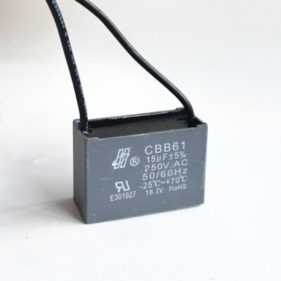 CBB61 15mfd 15uF 250V AC 50/60Hz 15 uF MOTOT START Fan Capacitor US STOCK