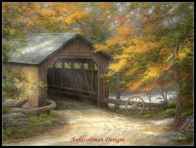 Chart Needlework - Counted Cross Stitch Patterns - Autumn Bridge